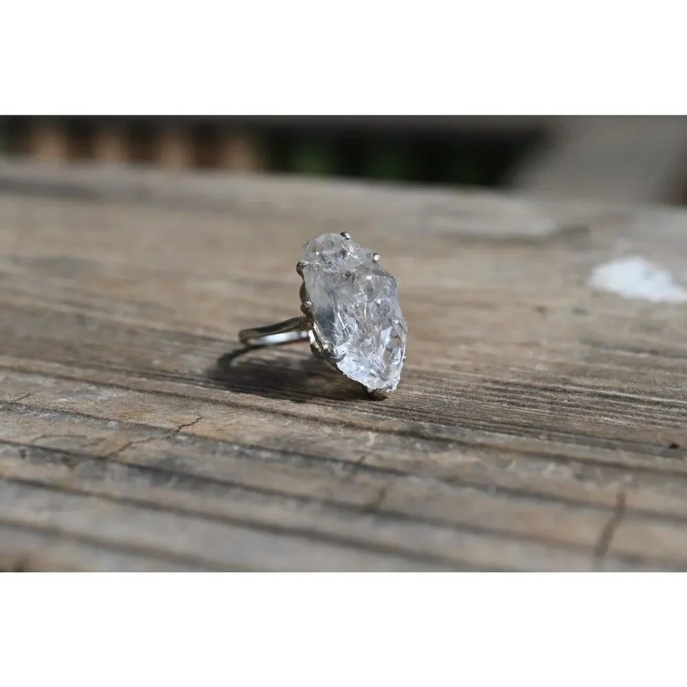 13 carat Lake county diamond engagement ring sterling silver